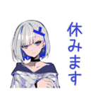 体調不良なパンクセーラー女子★無理しない（個別スタンプ：1）