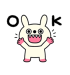 日常あいさつ☆キバうさ（個別スタンプ：2）