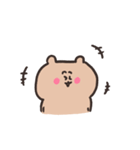 biepo ゆーるずのリアクション くまさん（個別スタンプ：8）