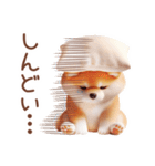 柴犬のネガティブなスタンプ✩.*˚（個別スタンプ：4）