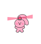 元気いっぱいの彼女・PINK（個別スタンプ：1）