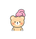 元気いっぱいの彼女・PINK（個別スタンプ：4）