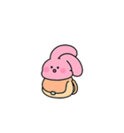 元気いっぱいの彼女・PINK（個別スタンプ：14）
