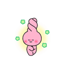 元気いっぱいの彼女・PINK（個別スタンプ：16）