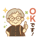 かろやかシニア✨家族連絡スタンプ:女性（個別スタンプ：10）