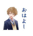 王子系女子高生★出欠連絡網（個別スタンプ：2）