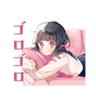 制服の女の子★放課後カフェ（個別スタンプ：15）