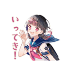 制服の女の子★放課後カフェ（個別スタンプ：27）