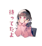 制服の女の子★放課後カフェ（個別スタンプ：31）