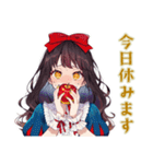 体調不良な白雪姫★メルヘン（個別スタンプ：4）