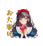 体調不良な白雪姫★メルヘン（個別スタンプ：16）