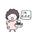 可愛いママのひとこと（個別スタンプ：3）