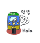 旅人ベベニャン (韓国語 - スペイン語) 6（個別スタンプ：4）