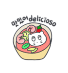 旅人ベベニャン (韓国語 - スペイン語) 6（個別スタンプ：7）