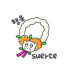 旅人ベベニャン (韓国語 - スペイン語) 6（個別スタンプ：13）