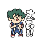 ジャージのA組のスタンプ（個別スタンプ：4）