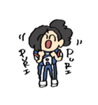 ジャージのA組のスタンプ（個別スタンプ：6）