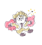 ホークスの手描きスタンプ（個別スタンプ：3）