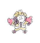 ホークスの手描きスタンプ（個別スタンプ：5）