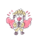 ホークスの手描きスタンプ（個別スタンプ：7）