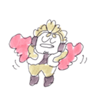 ホークスの手描きスタンプ（個別スタンプ：8）