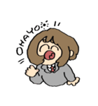 お茶子のいろいろスタンプ（個別スタンプ：2）