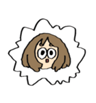 お茶子のいろいろスタンプ（個別スタンプ：6）