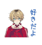 仲間と話す★ヤンキーめなジャージ男子（個別スタンプ：39）