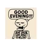 ゆる〜いガイコツくん（個別スタンプ：4）
