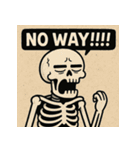 ゆる〜いガイコツくん（個別スタンプ：5）