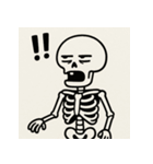 ゆる〜いガイコツくん（個別スタンプ：6）