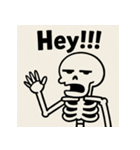 ゆる〜いガイコツくん（個別スタンプ：9）