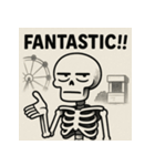 ゆる〜いガイコツくん（個別スタンプ：16）