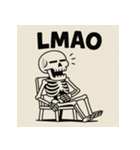 ゆる〜いガイコツくん（個別スタンプ：17）