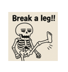 ゆる〜いガイコツくん（個別スタンプ：20）