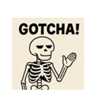 ゆる〜いガイコツくん（個別スタンプ：23）