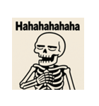 ゆる〜いガイコツくん（個別スタンプ：25）