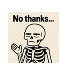 ゆる〜いガイコツくん（個別スタンプ：28）