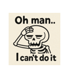 ゆる〜いガイコツくん（個別スタンプ：30）