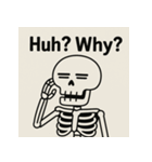 ゆる〜いガイコツくん（個別スタンプ：31）