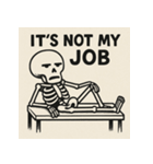 ゆる〜いガイコツくん（個別スタンプ：33）