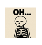 ゆる〜いガイコツくん（個別スタンプ：36）