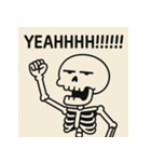 ゆる〜いガイコツくん（個別スタンプ：38）