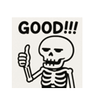 ゆる〜いガイコツくん（個別スタンプ：39）
