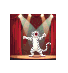 ホワイトタイガーの新日常5（個別スタンプ：10）