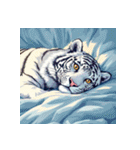 ホワイトタイガーの新日常5（個別スタンプ：12）