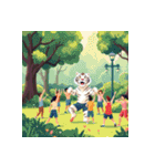 ホワイトタイガーの新日常5（個別スタンプ：16）