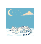 ホワイトタイガーの新日常5（個別スタンプ：26）