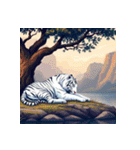 ホワイトタイガーの新日常5（個別スタンプ：29）