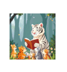 ホワイトタイガーの新日常5（個別スタンプ：37）